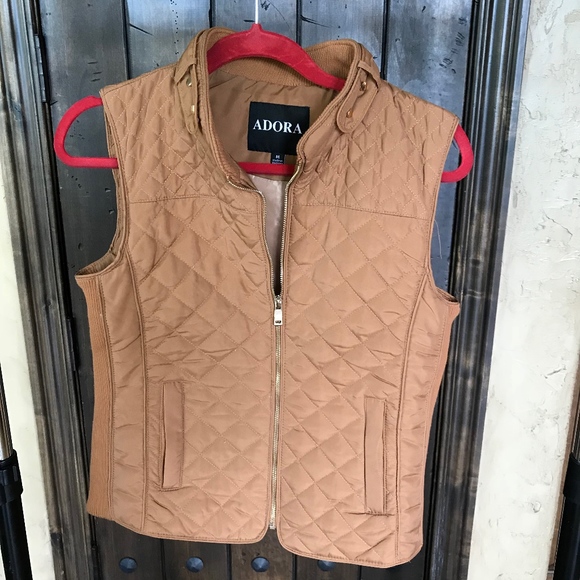 Adore Brown Vest Womens Medium - Picture 1 of 3